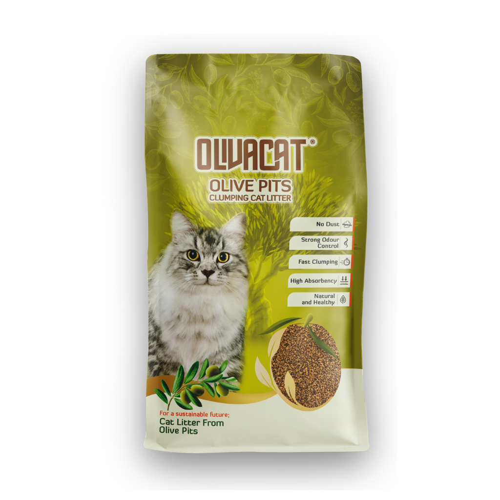 Natural Olive Pit Litter 6kg